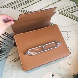 Replica Hermes Tan Roulis 18 Gold Hardware Bag - Style 2