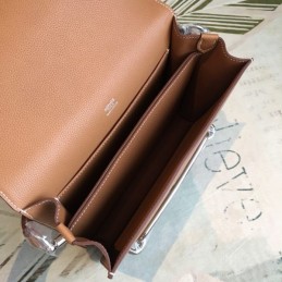 Replica Hermes Tan Roulis 18 Gold Hardware Bag - Style 2