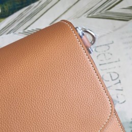 Replica Hermes Tan Roulis 18 Gold Hardware Bag - Style 2
