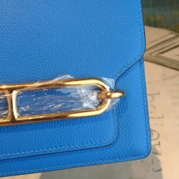 Replica Hermes Blue Roulis 18 Bag