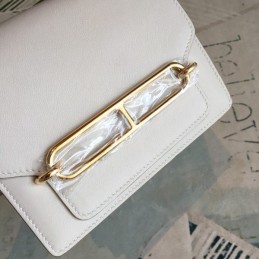 Replica Hermes White Roulis 18 Bag