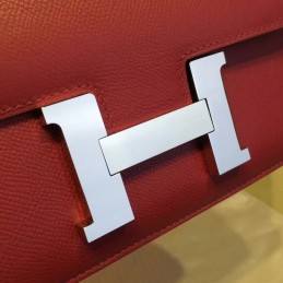Replica Hermes Burgundy Constance 24 Palladium Hardware Bag