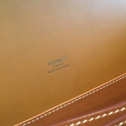 Replica Hermes Tan Roulis 18 Palladium Hardware Bag