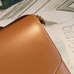 Replica Hermes Tan Roulis 18 Palladium Hardware Bag