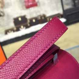 Replica Hermes Burgundy Constance 24 Palladium Hardware Bag