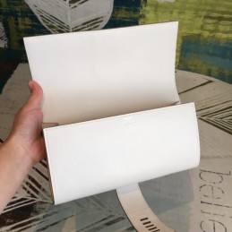 Replica Hermes White Clutch Medor 23 Bag