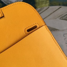 Replica Hermes Yellow Halzan 22 Bag