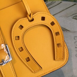 Replica Hermes Yellow Halzan 22 Bag