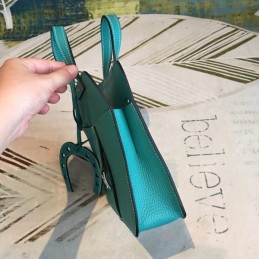Replica Hermes Turquoise Halzan 22 Bag