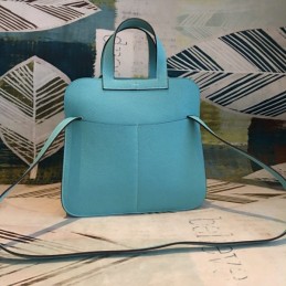 Replica Hermes Light Blue Halzan 31 Bag