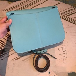 Replica Hermes Light Blue Halzan 31 Bag