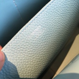 Replica Hermes Light Blue Halzan 31 Bag