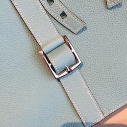 Replica Hermes Light Blue Halzan 31 Bag