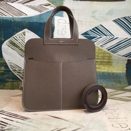 Replica Hermes Taupe Halzan 31 Bag