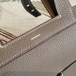 Replica Hermes Taupe Halzan 31 Bag