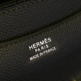 Replica Hermes Black Constance 24 Palladium Hardware Bag