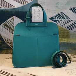 Replica Hermes Teal Halzan 31 Bag
