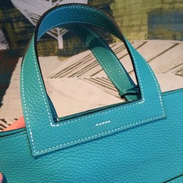 Replica Hermes Teal Halzan 31 Bag