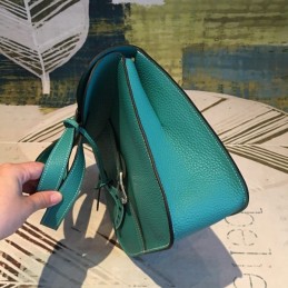 Replica Hermes Teal Halzan 31 Bag