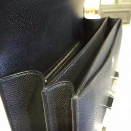 Replica Hermes Black Constance 24 Palladium Hardware Bag
