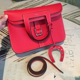 Replica Hermes Red Halzan 31 Bag