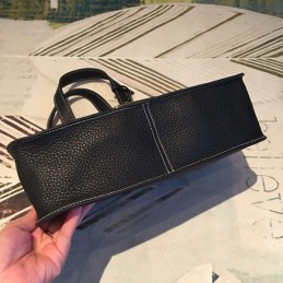 Replica Hermes Black Halzan 31 Bag
