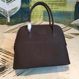 Replica Hermes Dark Brown Bolide 31 Bag