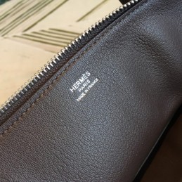 Replica Hermes Dark Brown Bolide 31 Bag