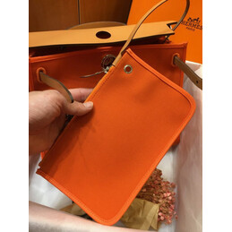 Replica Hermes Orange Tan Herbag Zip 31 Bag