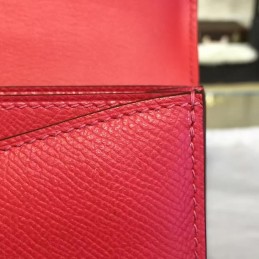 Replica Hermes Red Constance 24 Palladium Hardware Bag