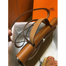 Replica Hermes Olive Green Tan Herbag Zip 31 Palladium Hardware Bag