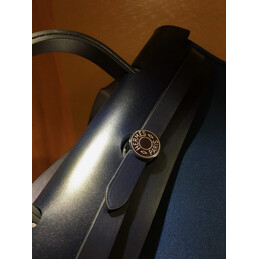 Replica Hermes Navy Blue Black Herbag Zip 31 Bag