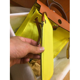 Replica Hermes Yellow Tan Herbag Zip 31 Bag