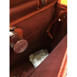 Replica Hermes Burgundy Brown Herbag Zip 31 Bag