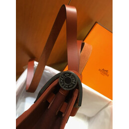 Replica Hermes Burgundy Brown Herbag Zip 31 Bag