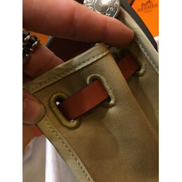 Replica Hermes Olive Green Burgundy Herbag Zip 31 Gold Hardware Bag