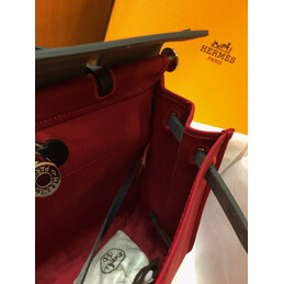 Replica Hermes Red Black Herbag Zip 31 Bag