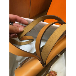 Replica Hermes Dark Olive Green Tan Herbag Zip 31 Bag