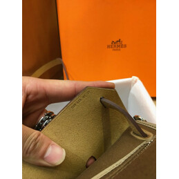 Replica Hermes Dark Olive Green Burgundy Herbag Zip 31 Bag