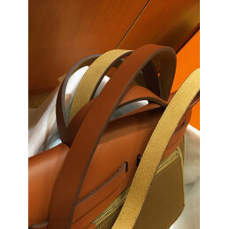 Replica Hermes Dark Olive Green Burgundy Herbag Zip 31 Bag
