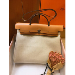Replica Hermes Beige Tan Herbag Zip 39 Bag