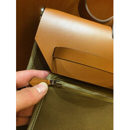 Replica Hermes Olive Green Tan Herbag Zip 39 Bag
