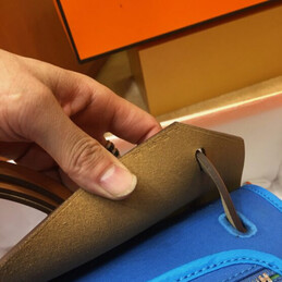 Replica Hermes Blue Tan Herbag Zip 39 Bag