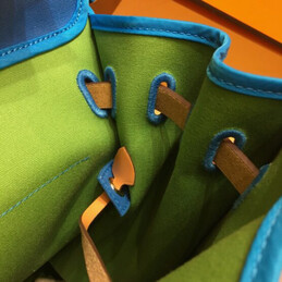 Replica Hermes Blue Tan Herbag Zip 39 Bag