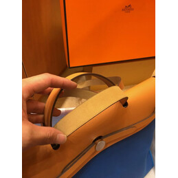 Replica Hermes Blue Tan Herbag Zip 39 Bag