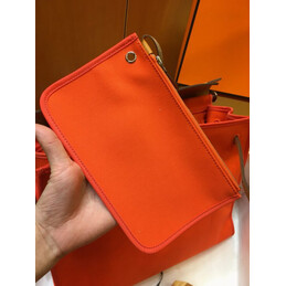 Replica Hermes Red Tan Herbag Zip 39 Bag