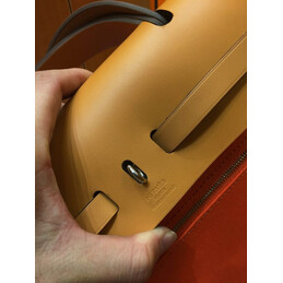 Replica Hermes Red Tan Herbag Zip 39 Bag