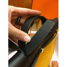 Replica Hermes Yellow Black Herbag Zip 39 Bag