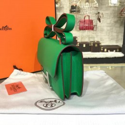 Replica Hermes Green Constance 24 Palladium Hardware Bag