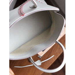 Replica Hermes White Baseball Stitch Bolide 45 Bag